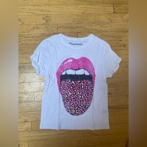 Prince Peter leopard tongue great t shirt!! Pink/black! Gorgeous!!  Size small…